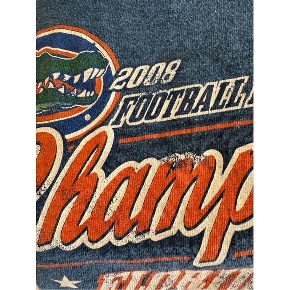 Sun & Ocean small women’s blue t-shirt Florida football 2009 Champions comfy lou - Picture 3 of 4